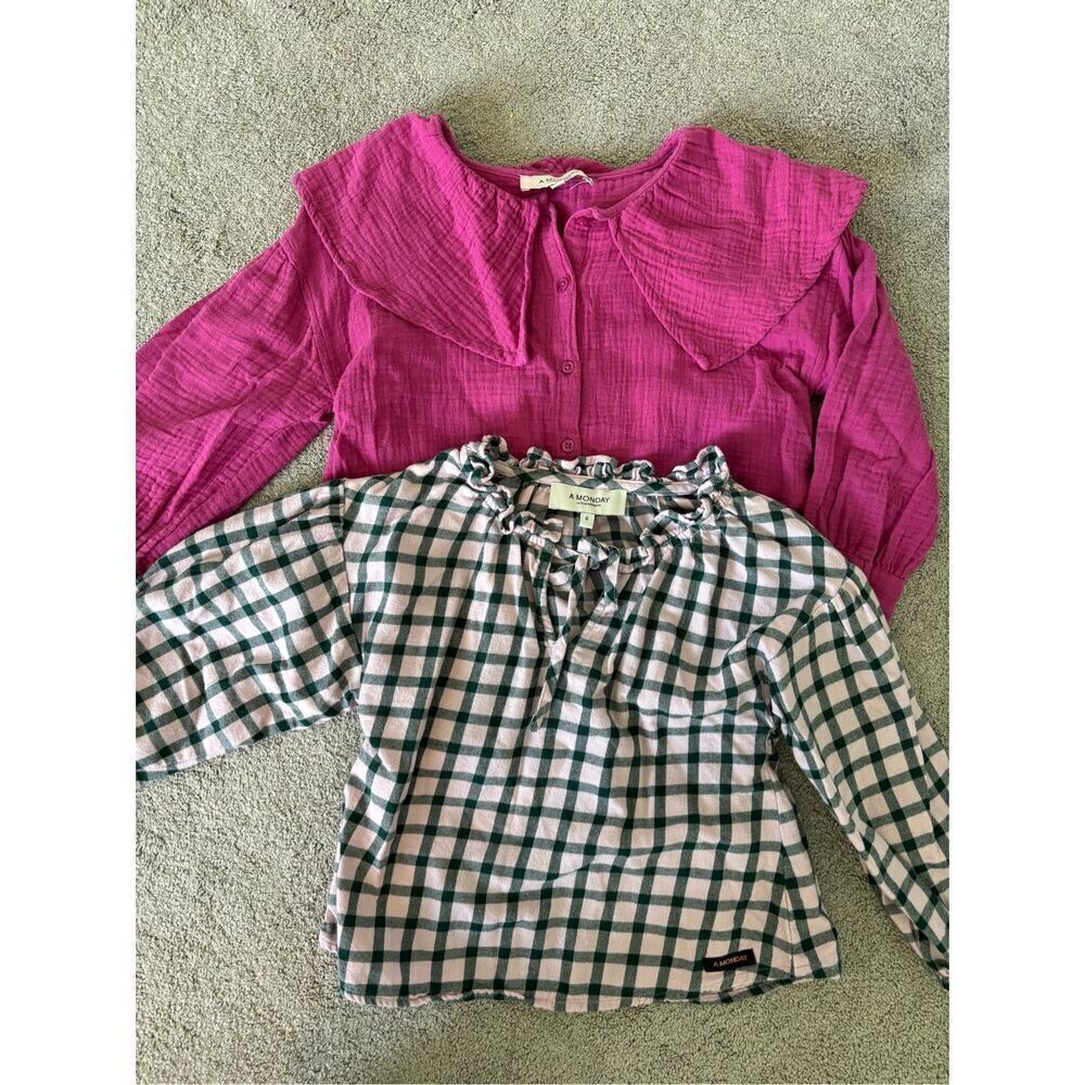 A Monday In Copenhagen bundle 2 blouses Sz 6, $130 B48